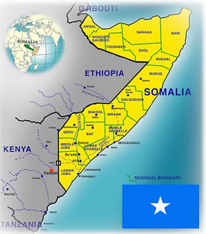 Somalia map